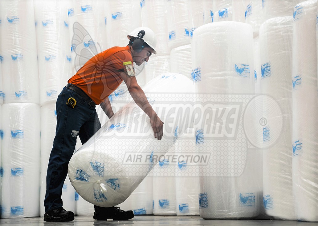 Plástico de burbujas en rollo de 25 metros, Papel burbuja